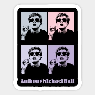 Anthony Michael Hall 80s Pop Art Sticker